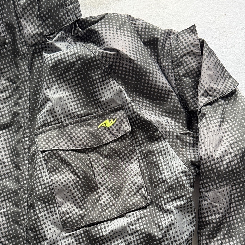 Black and Gray Hooded Jacket - Picture 3 of 8